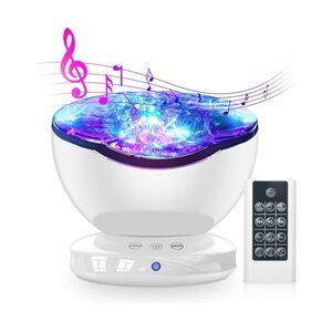 Ocean Wave Projector | Music | Light Show | Night Light Lamp